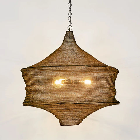 EMAC & LAWTON Beverly Hanging Lamp Antique Brass