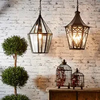 EMAC & LAWTON Belmont Glass Ceiling Pendant Black