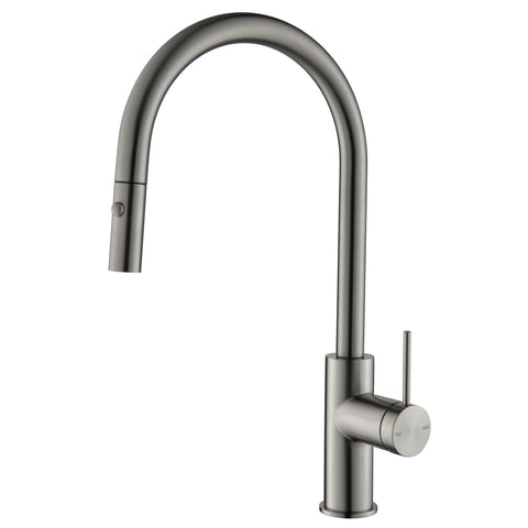 BELLA VISTA Mica Pull-Out Gooseneck Sink Mixer