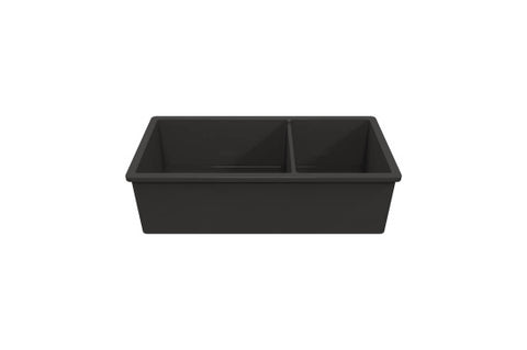 NEW TURNER HASTINGS Cuisine 93 x 48 One and a Half Bowl Inset / Undermount Fine Fireclay Sink