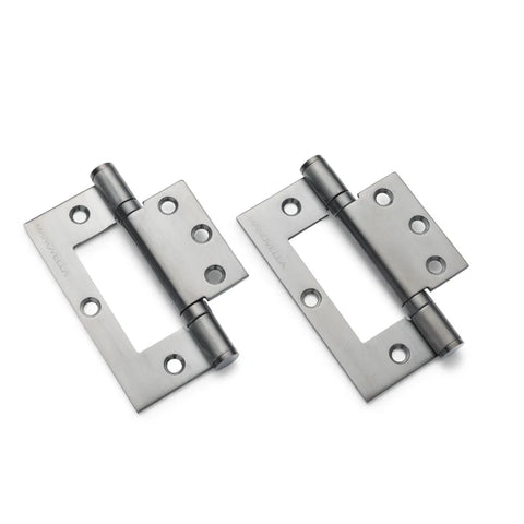 MANOVELLA Ball Bearing Fast Fix Hinge (Pair) 100mm x 70mm