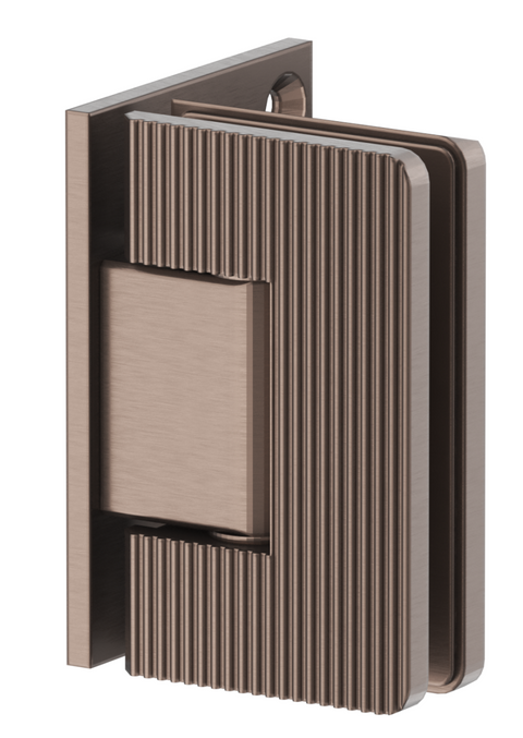 BELLA VISTA Shower Screen Hinge – Fluted – Glass To Wall