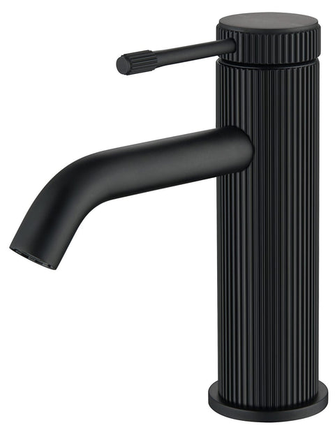 BELLA VISTA Mica Fluted Basin Mixer - Curved spout