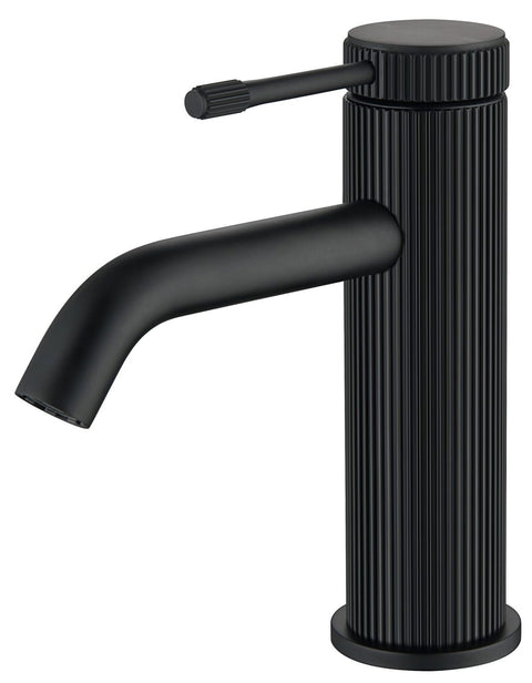 BELLA VISTA Mica Fluted Basin Mixer - Curved spout