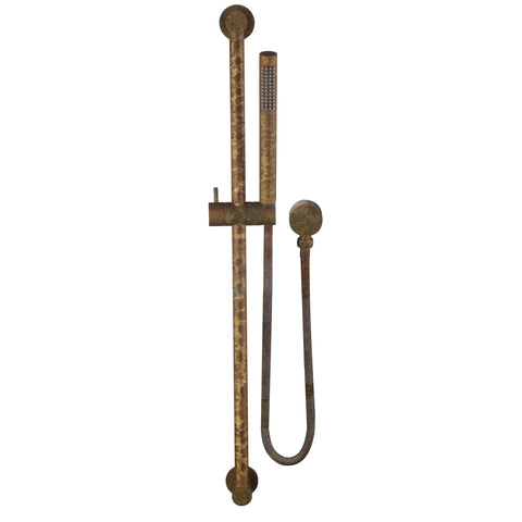 BELLA VISTA Mica Shower Head on Rail Round