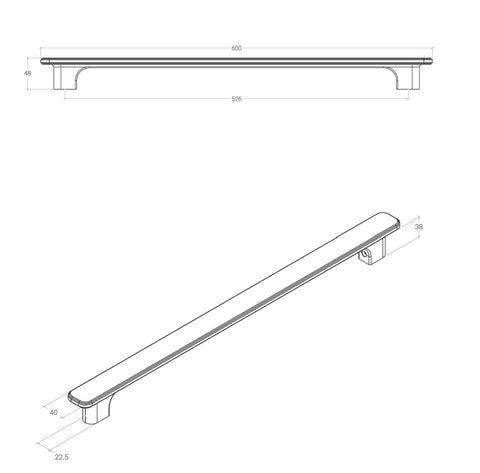 MOMO ASPEN ENTRY PULL HANDLE