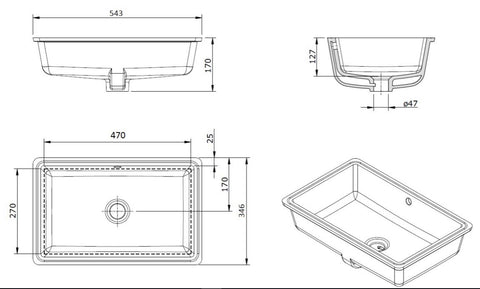 TURNER HASTINGS Agres Under Counter Basin