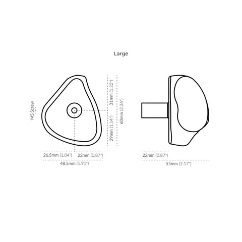 LO & CO INTERIORS - Rubble Knob