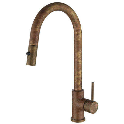 BELLAVISTA Mica Pull-Out Gooseneck Sink Mixer