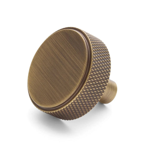 Manovella Octavia Round Knurled Cabinet Knob
