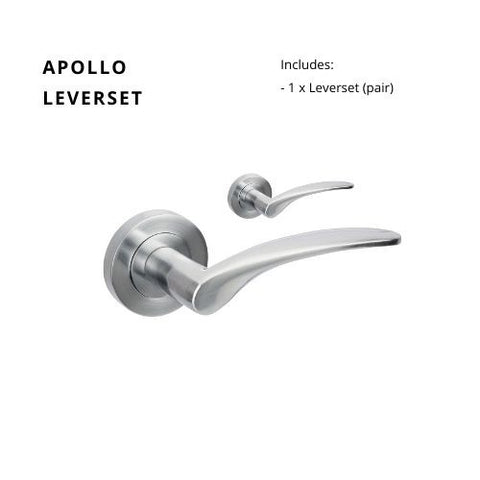 ZANDA Apollo Round Rose Lever set - Pair