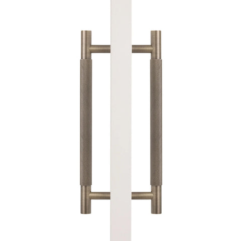 MANOVELLA Knurled Back to Back Door Pull - Charmian