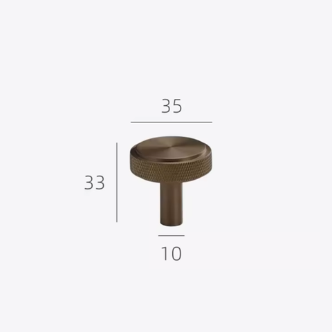 BAYSIDE LUXE - The Brighton Cabinetry Handle - Antique Brass