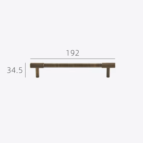 BAYSIDE LUXE - The Brighton Cabinetry Handle - Antique Brass