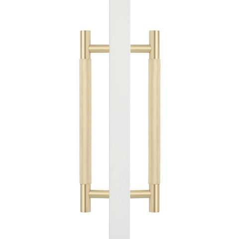 MANOVELLA Knurled Back to Back Door Pull - Charmian