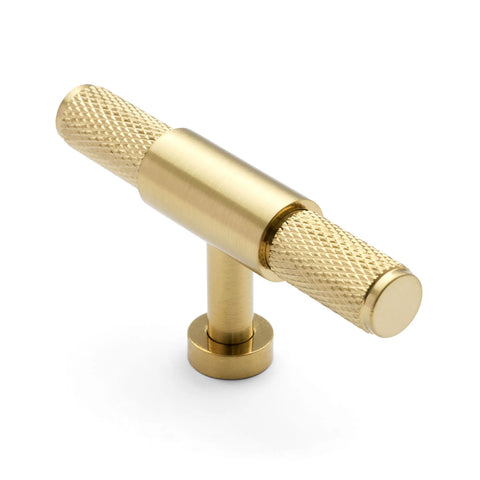 Manovella Miranda Knurled Cabinet T-Bar Pull