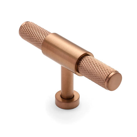 Manovella Miranda Knurled Cabinet T-Bar Pull