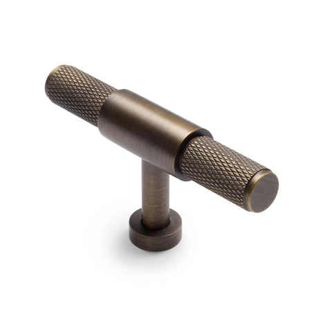 Manovella Miranda Knurled Cabinet T-Bar Pull