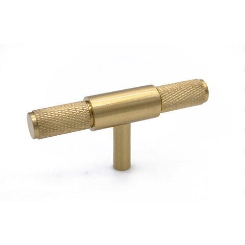 Manovella Miranda Knurled Cabinet T-Bar Pull