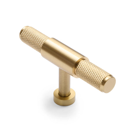 Manovella Miranda Knurled Cabinet T-Bar Pull