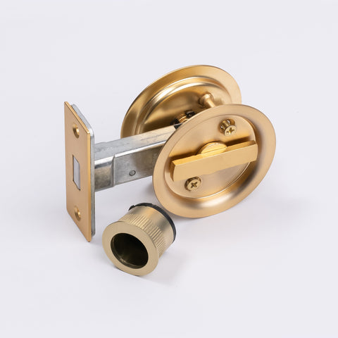 Manovella Round Sliding Cavity Privacy Lock