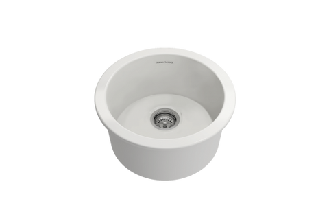 TURNER HASTINGS Cuisine Round 47 Insert / Undermount Fireclay Sink