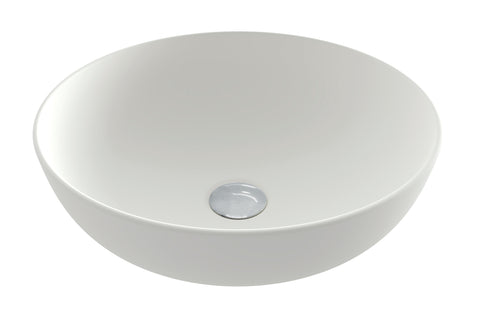 TURNER HASTINGS Fino Round Counter Top Fireclay Basin