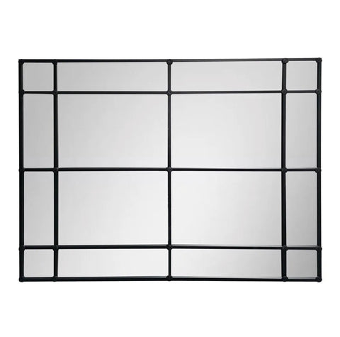 Crawford Rectangular 16 Pane Mirror