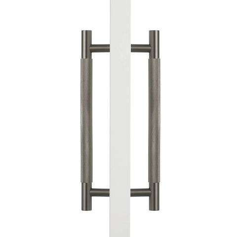 MANOVELLA Knurled Back to Back Door Pull - Charmian
