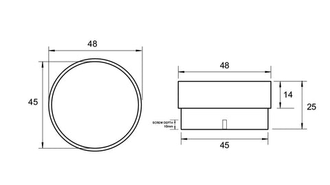 KETHY Radio Knob L4346 / L4370