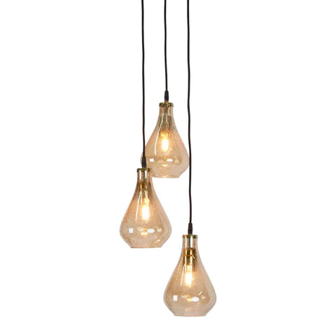 ZAFFERO Lustre Teardrop Cluster Ceiling Pendant