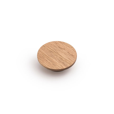 CASTELLA Macquarie Round Cabinet Handle - Reclaimed Oak