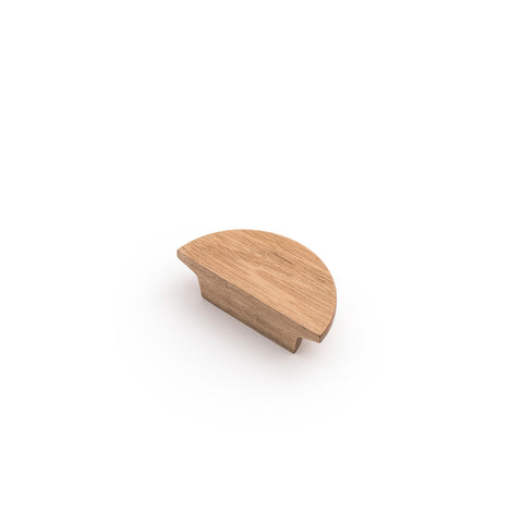 CASTELLA Macquarie Round Cabinet Handle - Reclaimed Oak