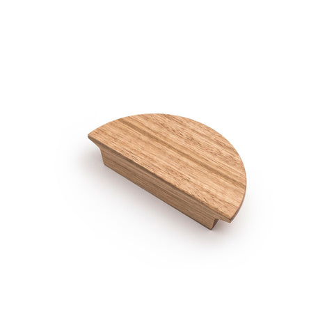 CASTELLA Macquarie Round Cabinet Handle - Reclaimed Oak