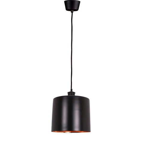 EMAC & LAWTON Portofino Ceiling Pendant Medium Matte Black and Copper