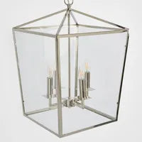 EMAC & LAWTON Ralph Large Glass Square Pendant