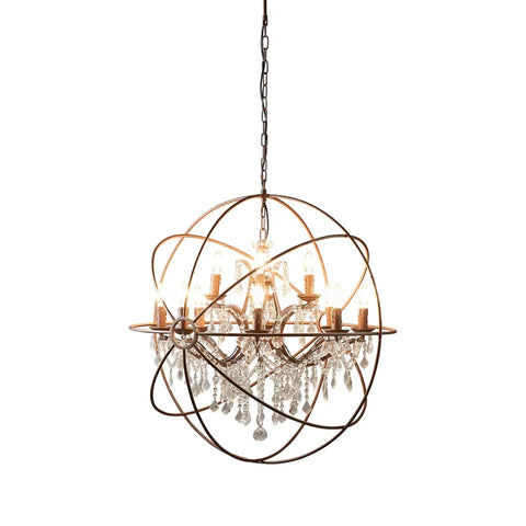 EMAC & LAWTON - Sundance Chandelier Large Rust