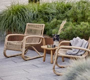 Cane-Line Indoor/Outdoor Lounge Chair - Curve