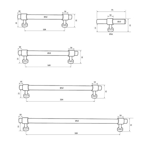 TURNER HASTINGS Fanetta Cabinet Handle
