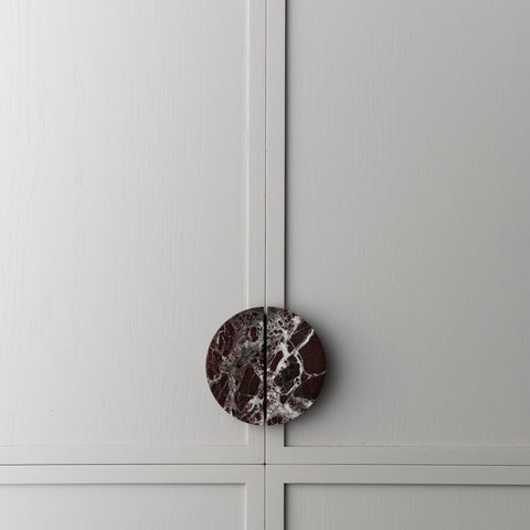 LO & CO - Arc Marble / Travertine Cabinet Handle