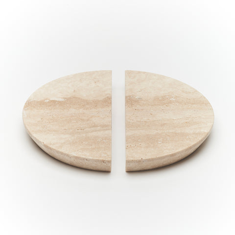 LO & CO - Arc Marble / Travertine Cabinet Handle