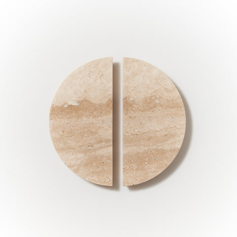 LO & CO - Arc Marble / Travertine Cabinet Handle