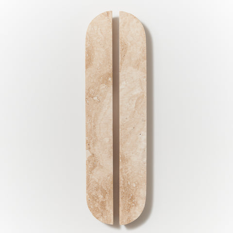 LO & CO - Dot Marble / Travertine Cabinet Pull