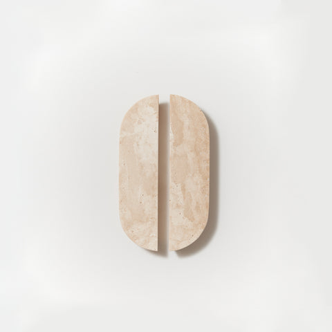 LO & CO - Dot Marble / Travertine Cabinet Pull