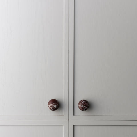 LO & CO - Hubble Marble / Travertine Cabinet Knob