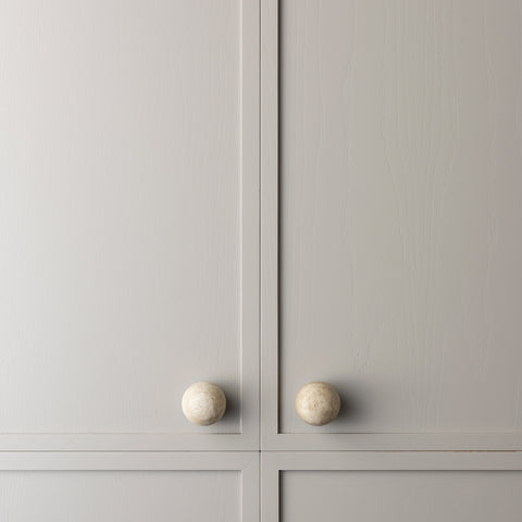 LO & CO - Hubble Marble / Travertine Cabinet Knob