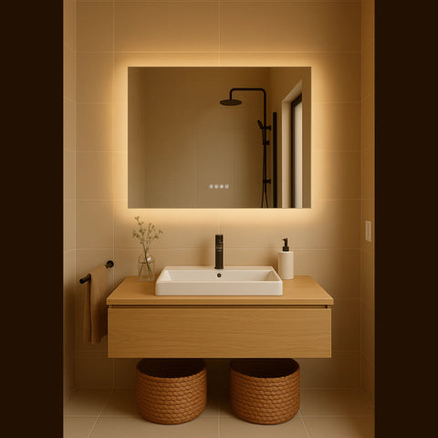 AURA LED Smart Mirror - Rectangular